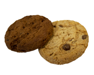 Cookies isolated on transparent background