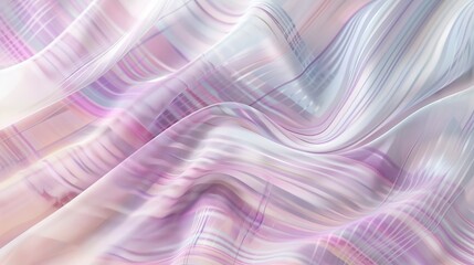 Abstract flowing fabric design in soft pastel colors. Elegance and softness captured in pastel fabric waves. Gentle satin textures swirling in delicate pastel hues.