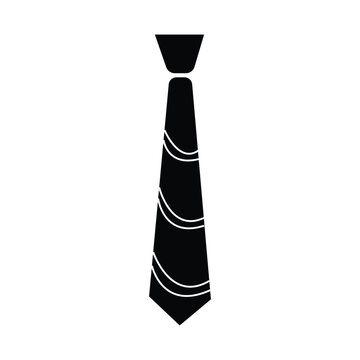 Tie icon with outline and glyph style. Tie icon. Childish clothing and school accessories icon. Vector illustration. Eps file 344.