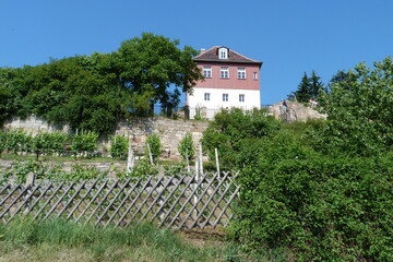 Wohnhaus Max Klinger am Weinberg im Blütengrund Gross Jena an der Unstrut bei Naumburg an der Saale