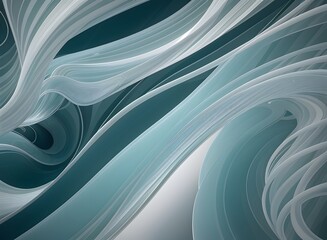 Fototapeta premium abstract blue wave background