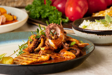 Pulpo a lo macho, Perú