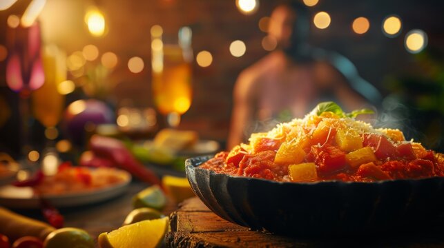 Brazilian food. cuzcuz, cous cous, cassava, farofa, feijoada, considered the country's national dish, and regional foods such as beiju, feij&atilde;o tropeiro, vatap&aacute;, moqueca capixaba, polenta and acaraj&eacute;