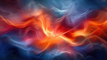 Foto op Canvas abstract neon waves gradient © PNG WORLD