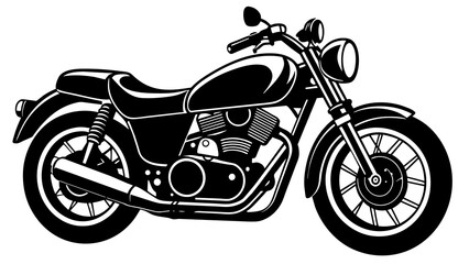 Obraz na płótnie Canvas Rev Up Your Designs with High-Quality Motorcycle Vector Graphics