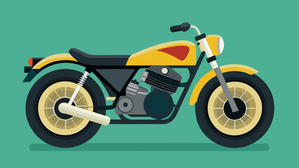 Fototapeta na wymiar Rev Up Your Designs with High-Quality Motorcycle Vector Graphics