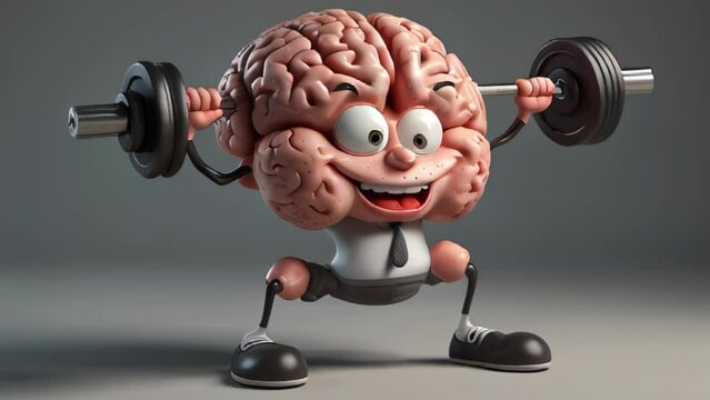 BRAIN EXERCISING WITH WEIGHTS. VIDEO. HORIZONTAL.