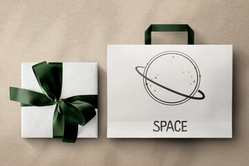 logo space mockup icon