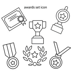 awards set icon
