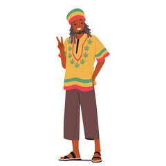 Reggae Rastaman Subculture, Rooted In Jamaican Music And Rastafarian Beliefs, Embraces Peace, Love, And Unity