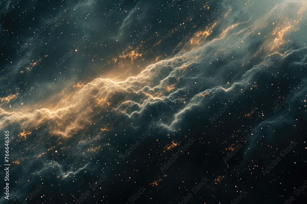 Aufkleber A particle-filled composition creating an ethereal atmosphere, An ethereal ambiance crafted through particle-filled composition.