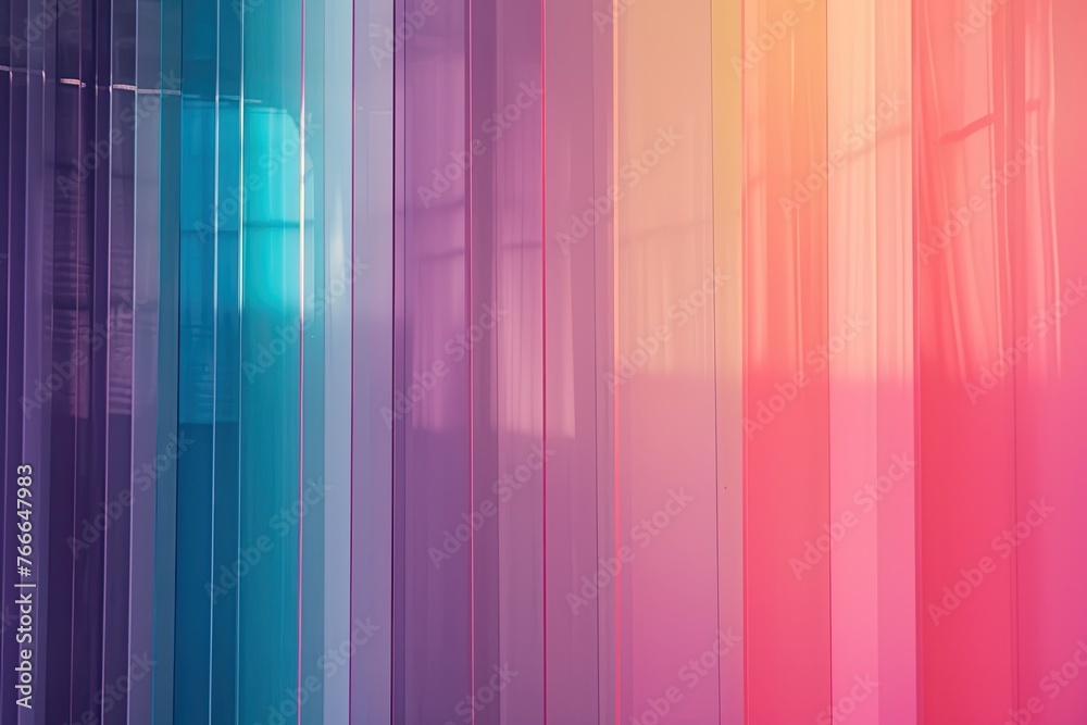 Fototapete Smooth gradient transitioning through a spectrum of colors seamlessly, Seamless transition of colors in a smooth gradient spectrum.