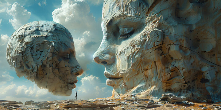 surreal fantasy landscape