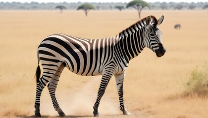 A Zebra In A Safari Tour Upscaled 13