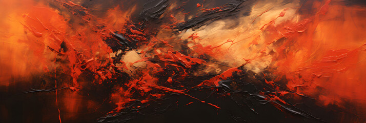 Eternal Fire: An Abstract Representation of Passion and Conflict
