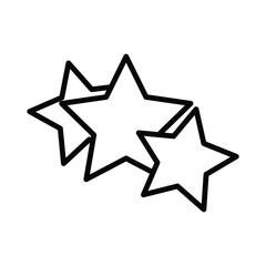 star icon vector template design flat and simple