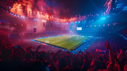 Impact of Fan Zones on UEFA Euro Experience - obrazy, fototapety, plakaty