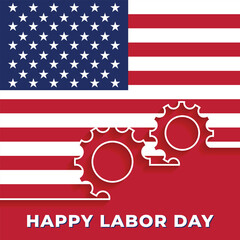 1st May International Labor Day vector banner template