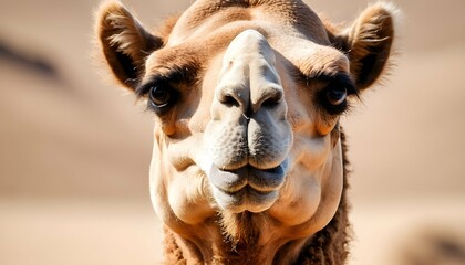 A Camel With A Curious Expression On Its Face