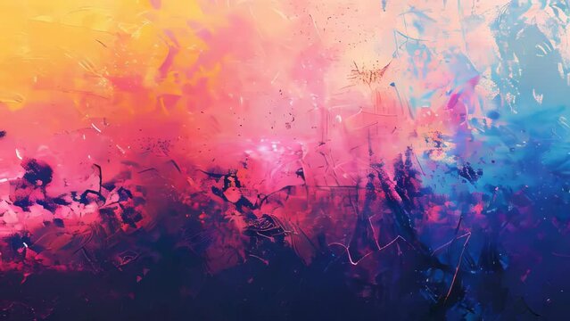 Grunge colorful background. With different color patterns: yellow (beige); blue; purple (violet); pink
