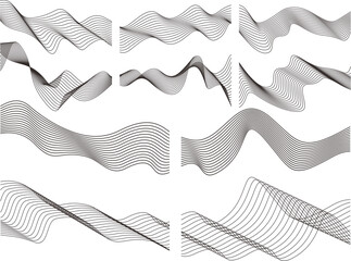 Abstract Wave Line