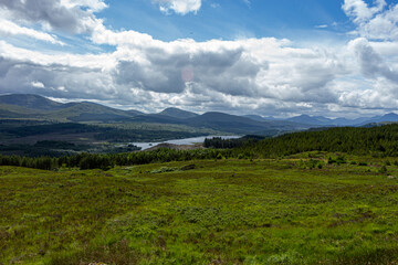 Fototapeta na wymiar Views around Glengarry, scottish Highlands