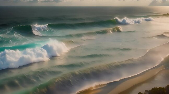 Ocean Wave in Motion
