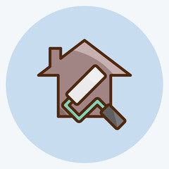 Icon Renovation. suitable for education symbol. flat style. simple design editable. design template vector. simple illustration