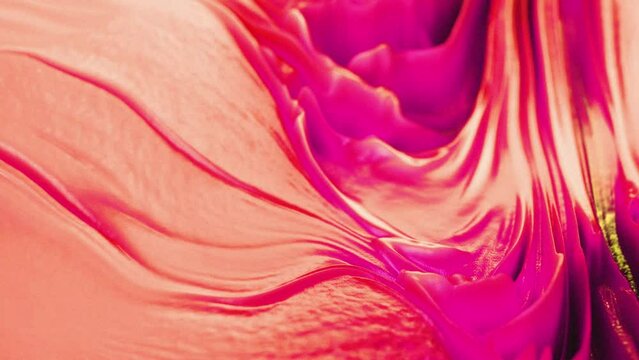 abstract liquid artistic displacement background with pink colors, high quality video 4K	
