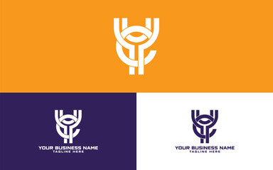 CY Logo Or YC monogram logo vector template