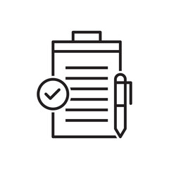 Clipboard Stamp Icon
