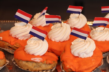 Orange pastry for Dutch King´s Day