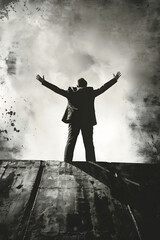 Success, winning, growing, celebration theme, party background, career wallpaper