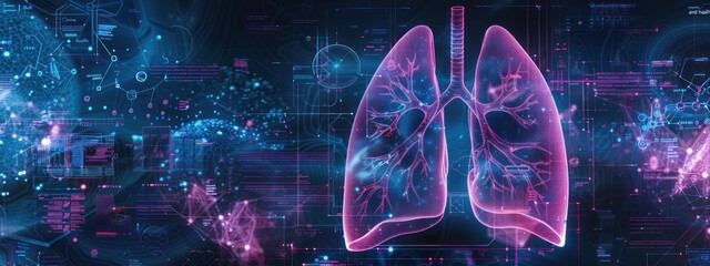 image of female lungs - obrazy, fototapety, plakaty
