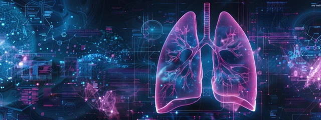 Fotobehang image of female lungs © KRIS