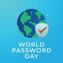 vector graphic of World Password Day ideal for World Password Day celebration.