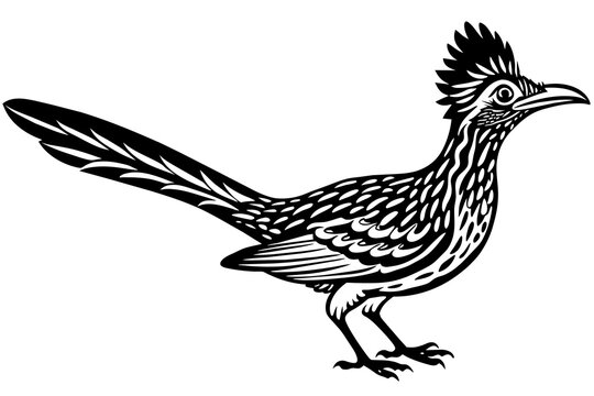 recommend clip art: roadrunner silhouette vector ilolustration