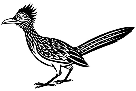recommend clip art: roadrunner silhouette vector ilolustration
