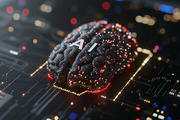 人工知能の脳「AI生成画像」