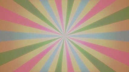 sunburst rays animated spin rotation stripes background texture design loop green blue pink tent marquee teepee ribbon circus big top travelling medicine show vintage
