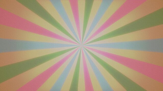 sunburst rays animated spin rotation stripes background texture design loop green blue pink tent marquee teepee ribbon circus big top travelling medicine show vintage