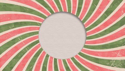 abstract graphic back ground design with opening, 16:9 widescreen retro pop sunburst patterned frame / backdrop	
