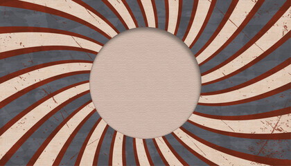 abstract graphic back ground design with opening, 16:9 widescreen retro pop sunburst patterned frame / backdrop	
