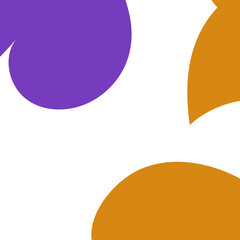 Colourful abstract shapes frame decor