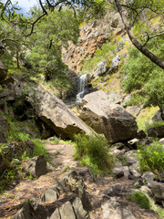 Ingalalla Falls waterfall in Hay Flat on the Fleurieu Peninsula, South Australia - 766684114