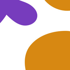 Colourful abstract shapes frame decor