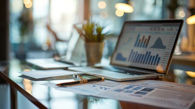 Corporate Finance Professional shots illustrating corporate finance operations including budgeting financial reporting and capi AI generated illustration