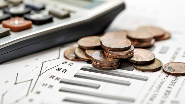Corporate Finance Professional shots illustrating corporate finance operations including budgeting financial reporting and capi  AI generated illustration