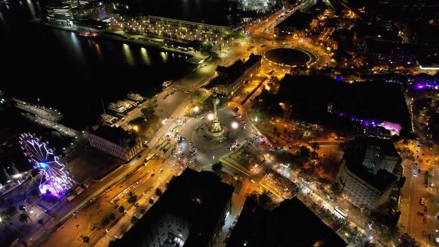 Aerial footage of vibrant Barcelona and its scenic surroundings captured by a drone. From iconic landmarks to coastal views, experience the beauty of Catalonia from a breathtaking perspective.