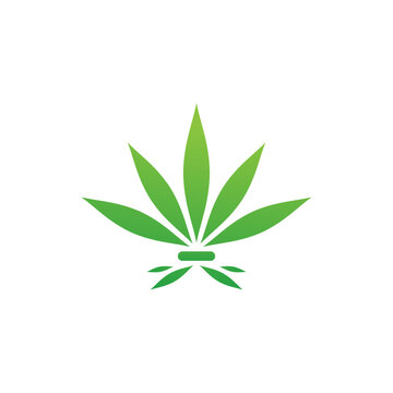 canabis marijuana sign symbol illustration